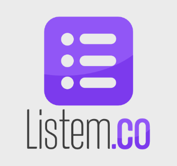 Listem.co Logo