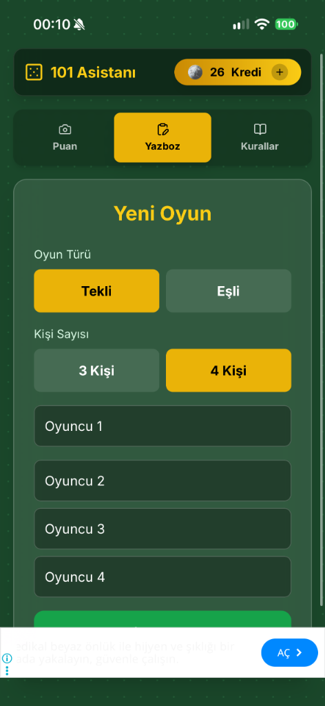 101 Asistanı